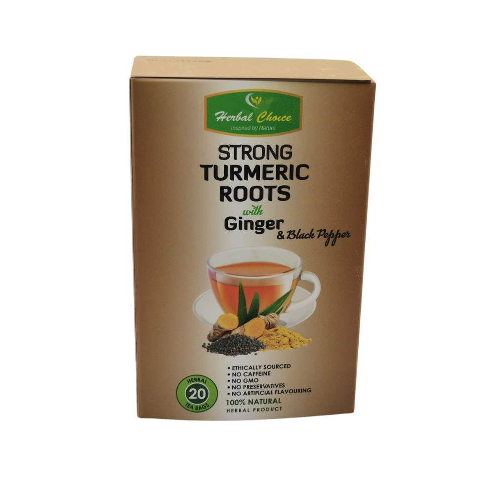 STRONG TURMERIC GINGER WITH BLACK PEPPER TEAS