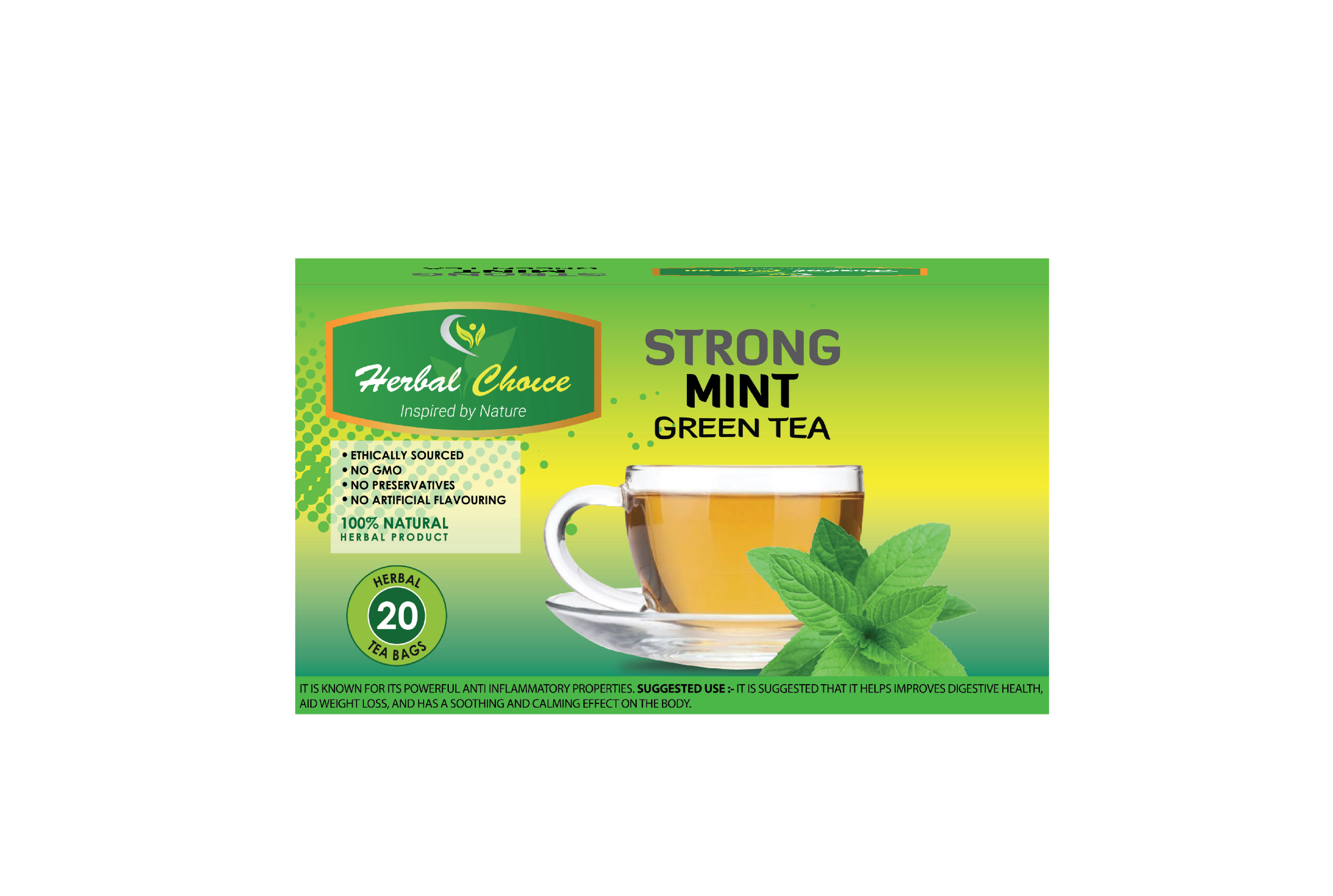 Strong Mint Green Tea