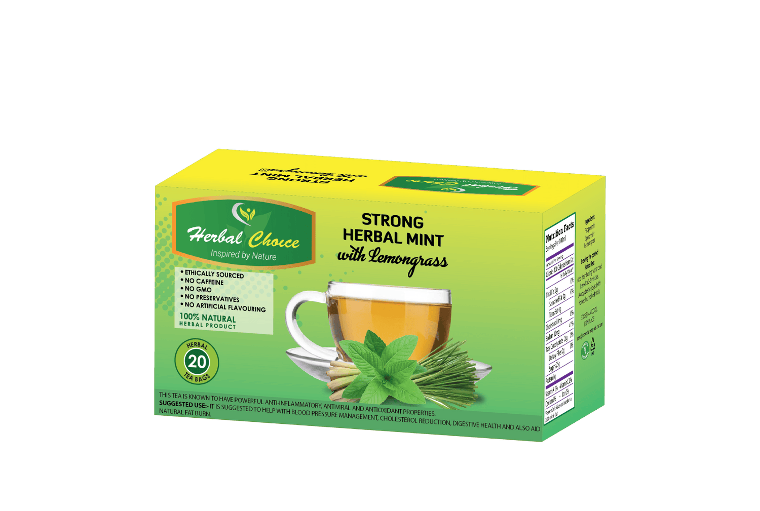 Strong Herbal Mint With Lemongrass Tea