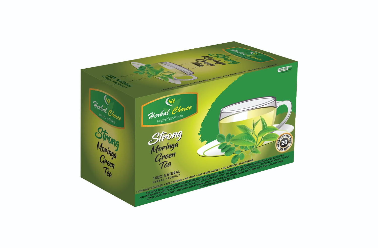 Strong Moringa With Green Tea