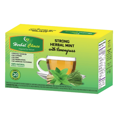 Strong Herbal Mint With Lemongrass Tea