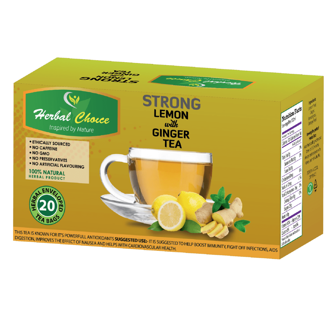 Strong Lemon And Ginger Tea