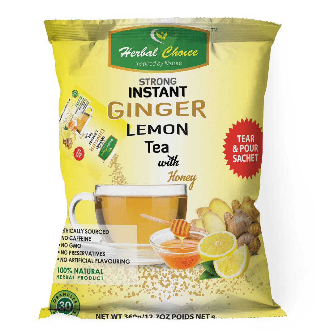 Strong Instant Ginger Lemon With Honey Granules
