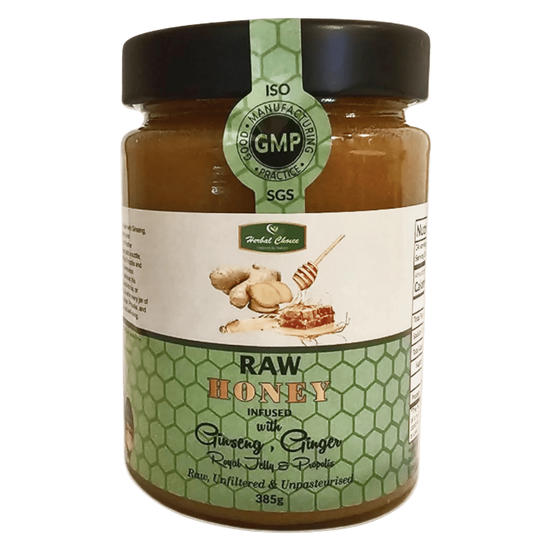 Raw Honey Infused With Ginseng &amp; Ginger