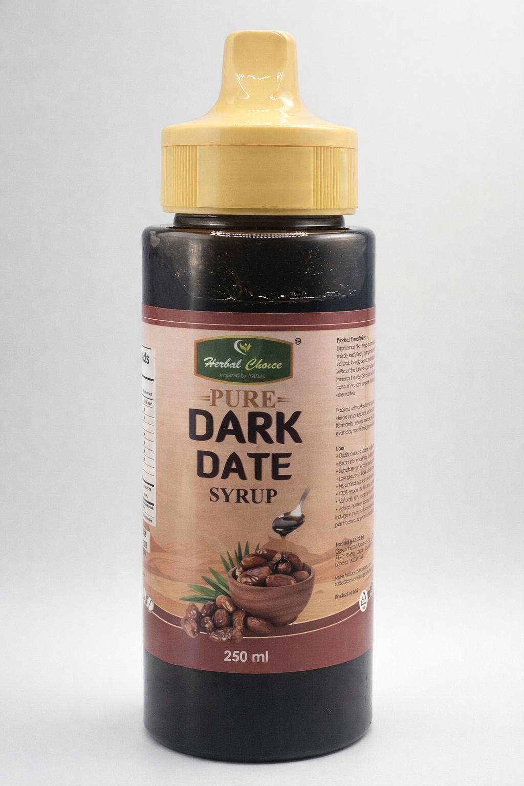 Pure Dark Date Syrup 250ml Natural Sweetener