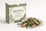 Strong senna tea with dried senna leaves