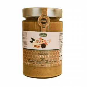 raw organic honey with turmeric and ginger